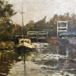 Oil on board 12x16